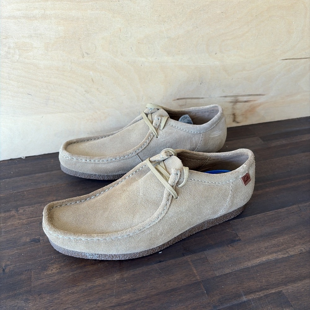 Clark Sharce II Run - Men's 13 Dark Sand Suede Leather Moccasin Style